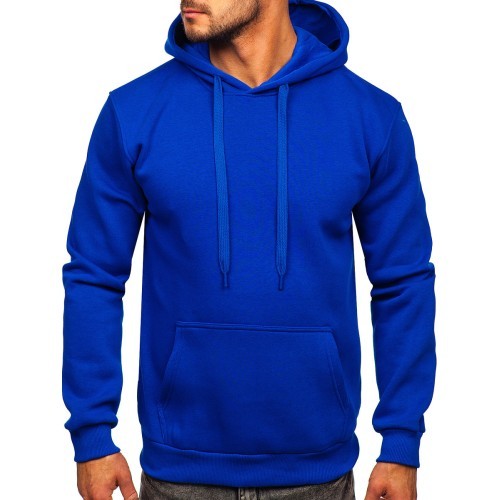 Мужская флисовая толстовка J.Style Blue 68B2009-17