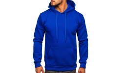 J.Style Men's Fleece Sweatshirt Blue 68B2009-17