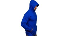 Мужская флисовая толстовка J.Style Blue 68B2009-17
