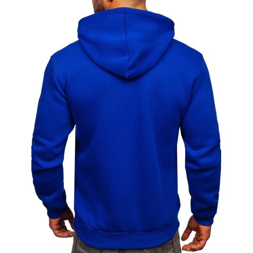 J.Style Men's Fleece Sweatshirt Blue 68B2009-17