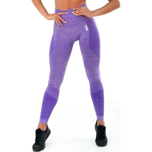 Sieviešu legingi Boco Wear Violet Melange Push Up - Purple