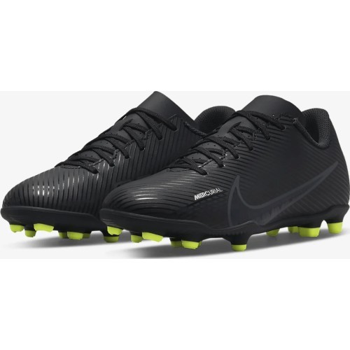 Nike Jr Vapor 15 Club FG/MG Junior Football Boots Black DJ5958 001