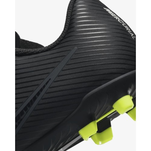 Nike Jr Vapor 15 Club FG/MG futbola apavi pusaudžiem Black DJ5958 001