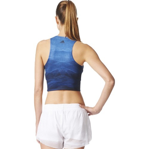Adidas Crop Top Graph Mlg Blue BQ5857
