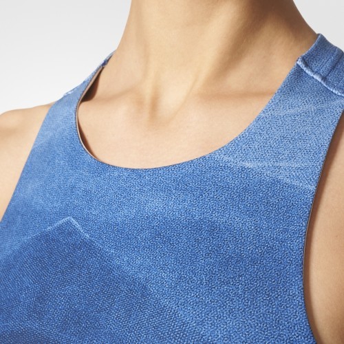 Блузка Adidas Crop Top Graph Mlg Blue BQ5857