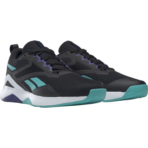 Reebok Men's Shoes Nanoflex TR 2.0 Black Green GY6212