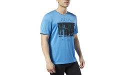 Футболка Reebok Re Run Crew Tee Blue EC2546