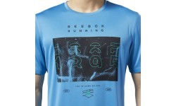 Футболка Reebok Re Run Crew Tee Blue EC2546