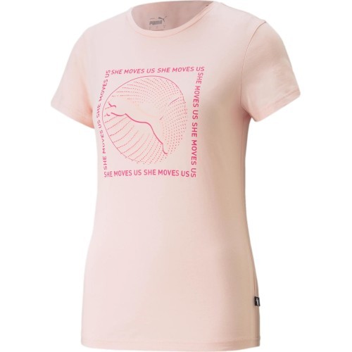 Женская блузка Puma Graphics She Move розовая 674451 66