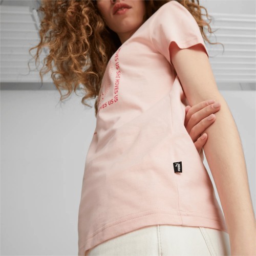 Puma Graphics She Move Women's Blouse Pink 674451 66