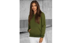 J.Style Women's Fleece Sweatshirt Green 68W02-29