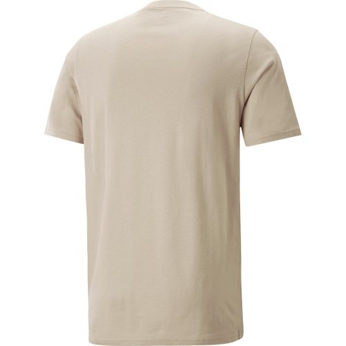 Puma Men's Cotton T-Shirt Graphics Wording Cream 674475 88