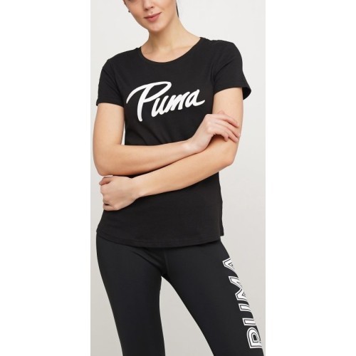 Puma Athletics Tee blūze melna