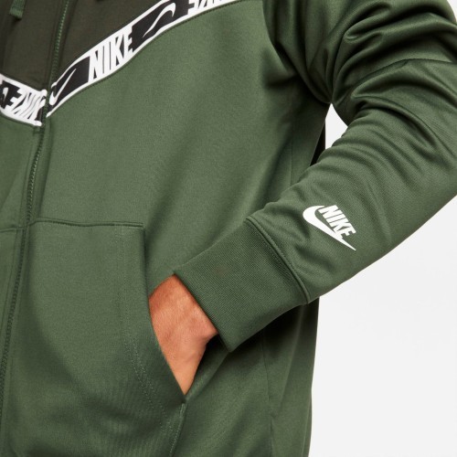 Nike NSW Repeat PK FZ Men's Hoodie Green DM4672 335