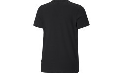 Футболка Puma Ess Logo Tee для подростков, чёрная, 586960 01