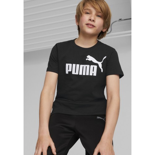 Puma Ess Logo krekls pusaudžiem, melns, 586960 01