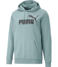 Puma Men's Sweatshirt Ess Big Logo Hoodie Green 586687 75