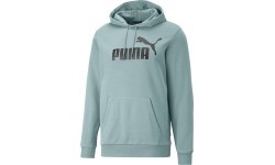 Puma мужская толстовка Ess Big Logo Hoodie Green 586687 75
