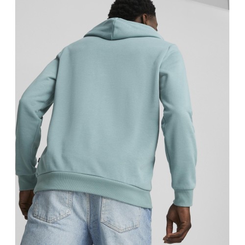 Puma Men's Sweatshirt Ess Big Logo Hoodie Green 586687 75
