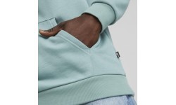 Puma мужская толстовка Ess Big Logo Hoodie Green 586687 75