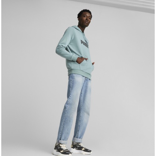 Puma vīriešu džemperis Ess Big Logo Hoodie Green 586687 75