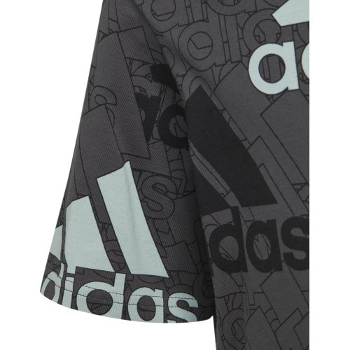 Adidas Boys' U BL Logo Tee Grey HP0819