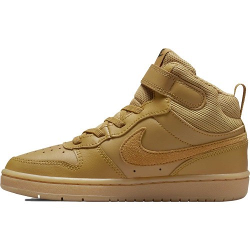 Nike Court Borough Mid 2 Kids' Shoes Brown CD7783 701
