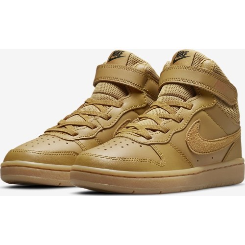 Nike Court Borough Mid 2 bērnu apavi, brūni CD7783 701