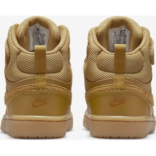 Детская обувь Nike Court Borough Mid 2, коричневая CD7783 701