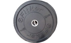 Ar gumiju pārklāti svari Bumper Plates Fitker - 20 kg