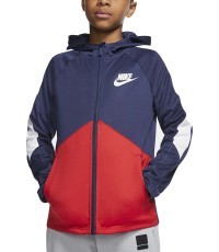 Nike Džemperis Paaugliams B Nsw Jkt Blue Red