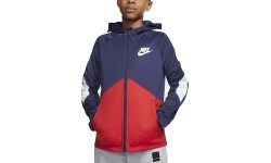 Nike pusaudžu džemperis B NSW Jkt Blue Red BV3693 410