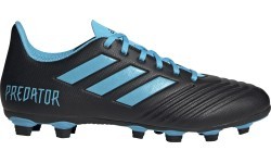 Футбольные бутсы Adidas Predator 19.4 FxG Black Blue F35598