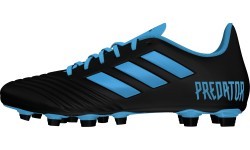Футбольные бутсы Adidas Predator 19.4 FxG Black Blue F35598