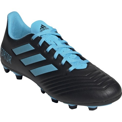 Футбольные бутсы Adidas Predator 19.4 FxG Black Blue F35598