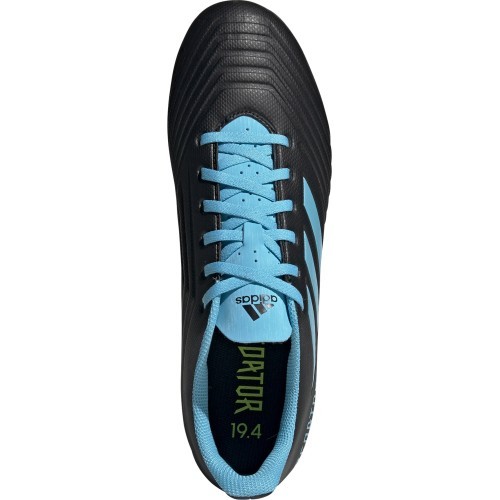 Футбольные бутсы Adidas Predator 19.4 FxG Black Blue F35598