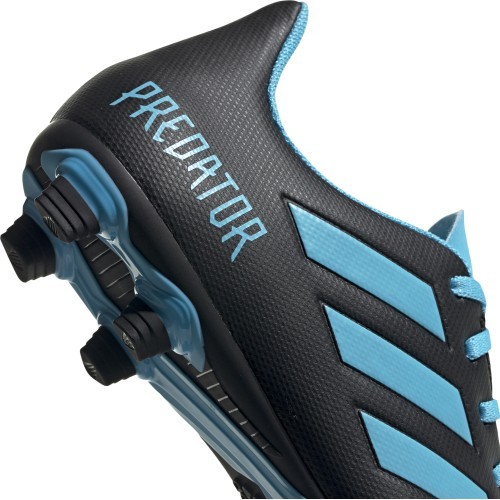 Футбольные бутсы Adidas Predator 19.4 FxG Black Blue F35598