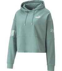 Puma Power Colorblock Women's Sweatshirt Green 674068 84