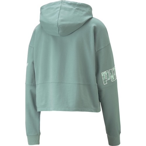Puma Power Colorblock Women's Sweatshirt Green 674068 84