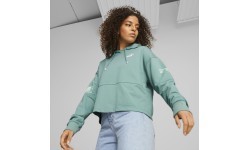 Puma Power Colorblock Women's Sweatshirt Green 674068 84
