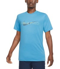 Мужская футболка Nike Nk Df Tee Db Nk Pro, синяя