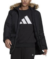 Adidas vīriešu jaka ar kapuci Parka Black GT1699