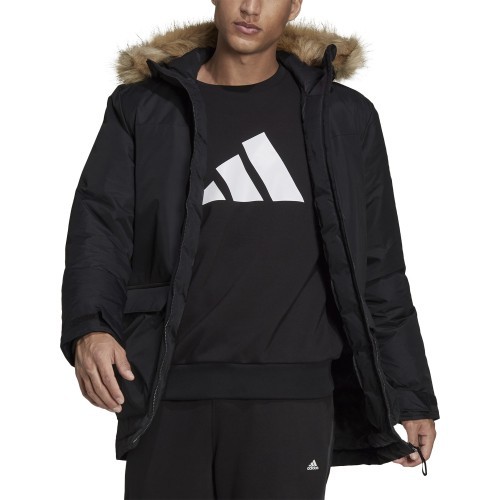 Adidas vīriešu jaka ar kapuci Parka Black GT1699