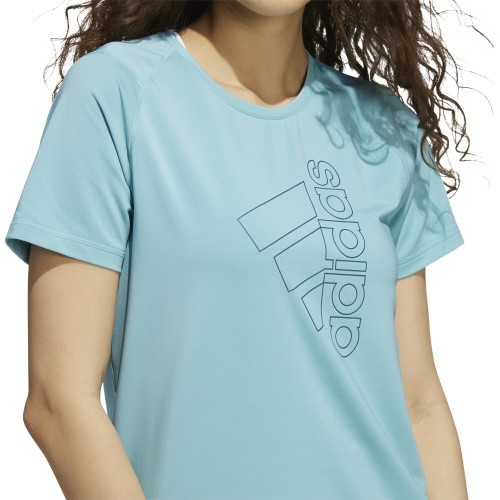 Adidas W Tech Bos Tee Women's Top Blue GS8773