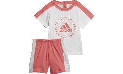 Adidas Kids Tracksuit I Print Sum Set White Red DV1261