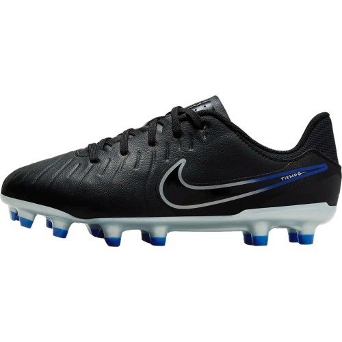 Nike Jr Legend 10 Academy FG/MG futbola apavi pusaudžiem, zili melni pelēki DV4348 040