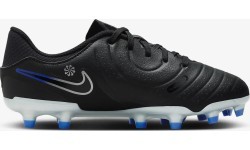 Nike Jr Legend 10 Academy FG/MG футбольные бутсы для подростков, сине-чёрно-серые DV4348 040