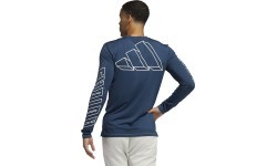 Adidas FB Hype LS Tee Blue Men's T-Shirt
