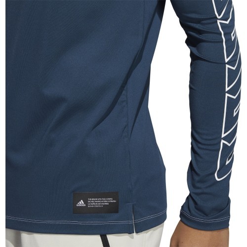 Мужская футболка Adidas FB Hype LS Tee Blue