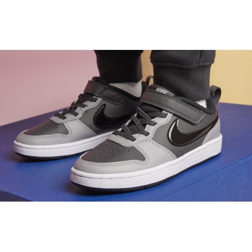 Nike Court Borough Low 2 Kids' Shoes Grey BQ5451 014